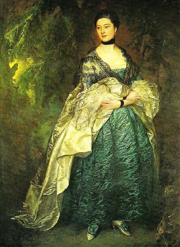 Thomas Gainsborough lady getrude alston France oil painting art